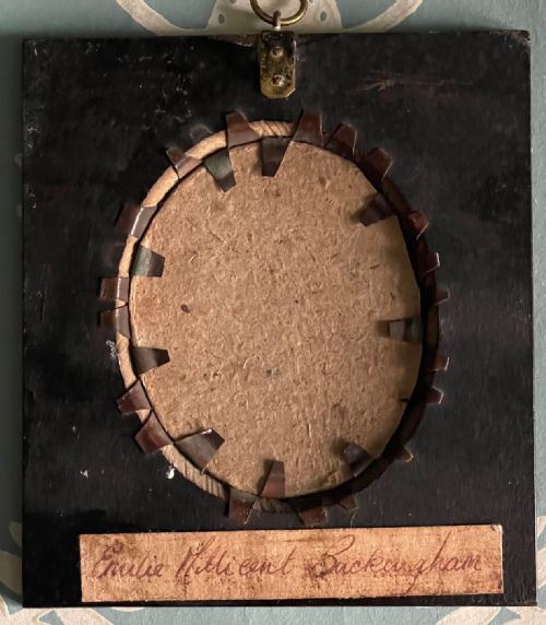WONDERFUL MINIATURE WATERCOLOUR PORTRAIT 1780S - ADDITIONAL PHOTO 2