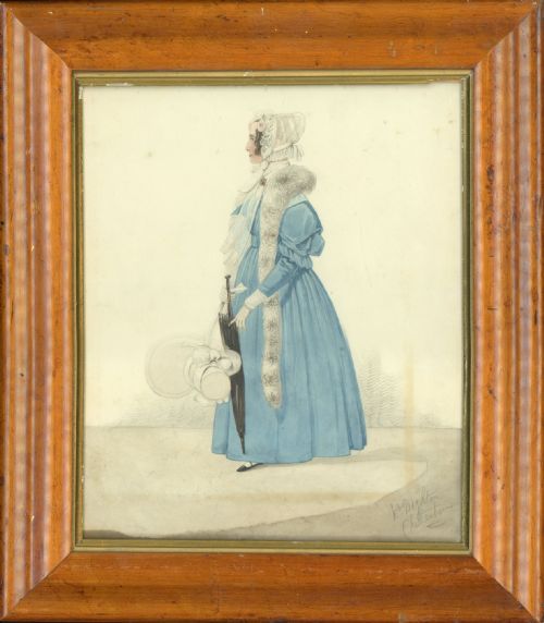 RICHARD DIGHTON SIGNED WATERCOLOUR PORTRAIT - ADDITIONAL PHOTO 1