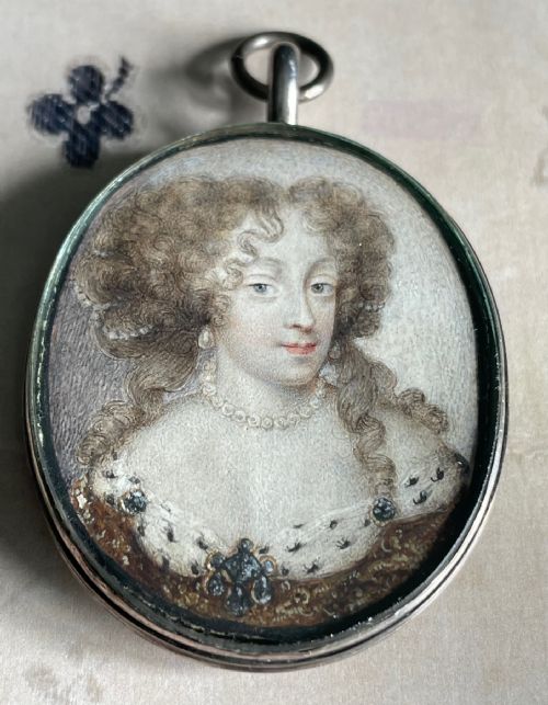 WATERCOLOUR PORTRAIT OF SOPHIE LUISE OF WRTTEMBERG - ADDITIONAL PHOTO 1