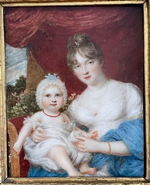 SAMUEL SHELLEY MINIATURE PORTRAIT SIGNED 1807 - ADDITIONAL PHOTO 1