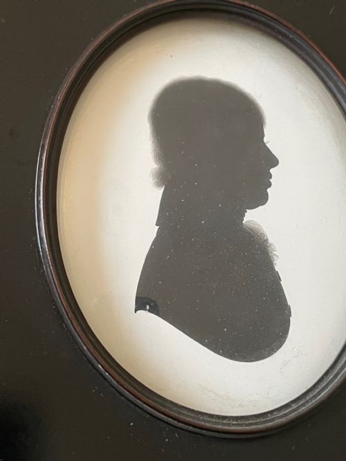 JOHN MIERS RARE FAMILY GROUP OF SILHOUETTES NAMED - ADDITIONAL PHOTO 3