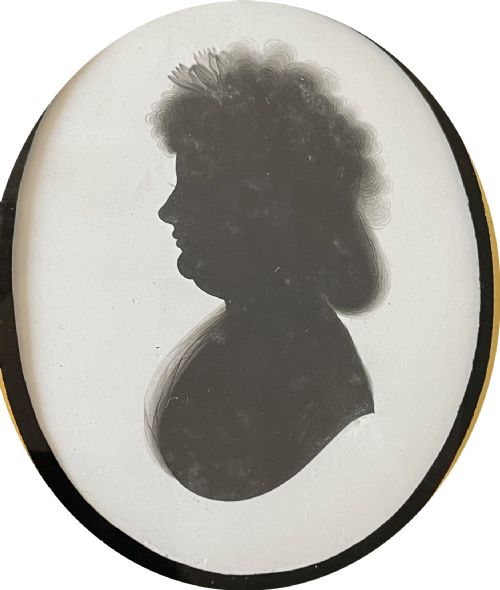 JOHN MIERS RARE FAMILY GROUP OF SILHOUETTES NAMED - ADDITIONAL PHOTO 4