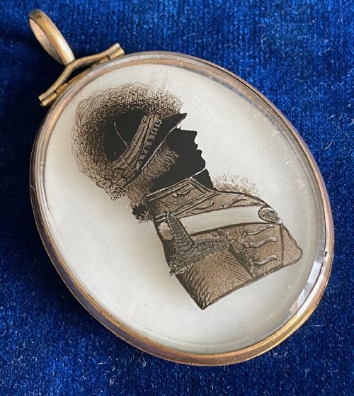 silhouette of ayrshire yeoman by elizabeth hudson - CATEGORY: ANTIQUE ART - DATED 18TH CENTURY