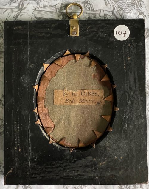 HINTON GIBBS SILHOUETTE ON GLASS WITH TRADE LABEL - ADDITIONAL PHOTO 3
