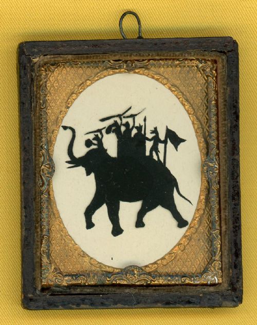 august edouart tiny cut silhouette - CATEGORY: ANTIQUE  - DATED 19TH CENTURY
