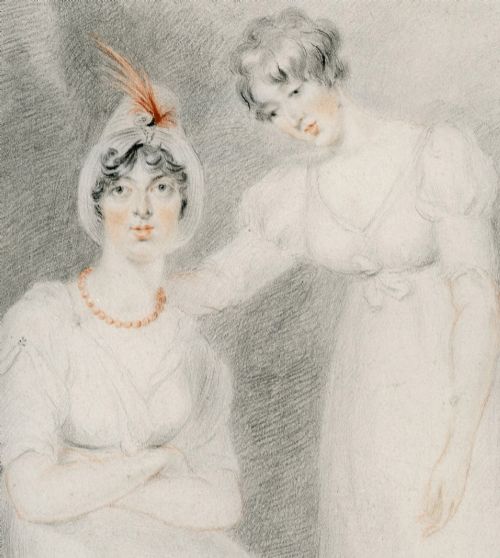 GEORGE HENRY HARLOW REGENCY PORTRAIT STUDY - ADDITIONAL PHOTO 1