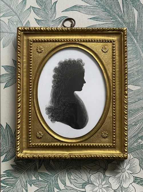 j thomason of dublin painted silhouette - CATEGORY: ANTIQUE ART - DATED 18TH CENTURY
