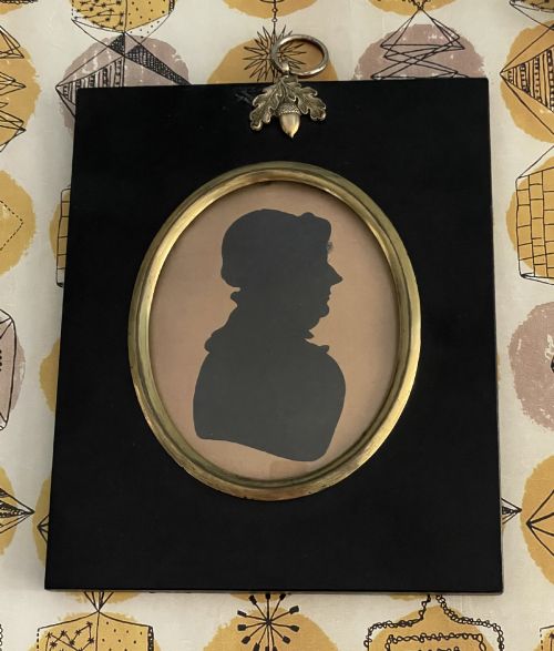James Gillespie Painted Silhouette with Good Provenance