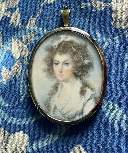 John Donaldson, Portrait Miniature of a Lady, Scottish Artist
