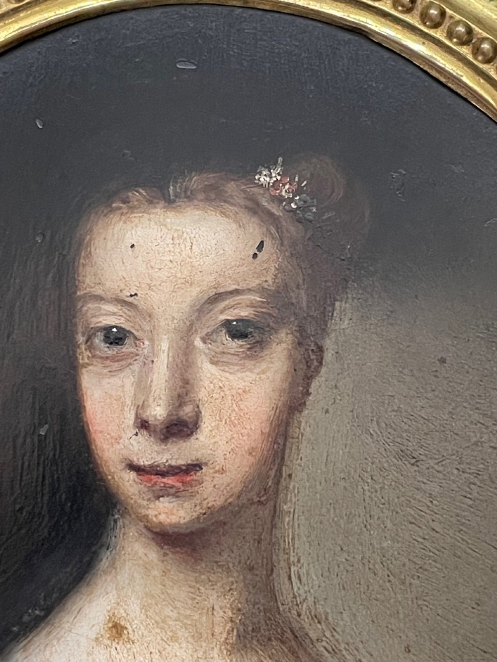 Small Oil on Copper Portrait View III