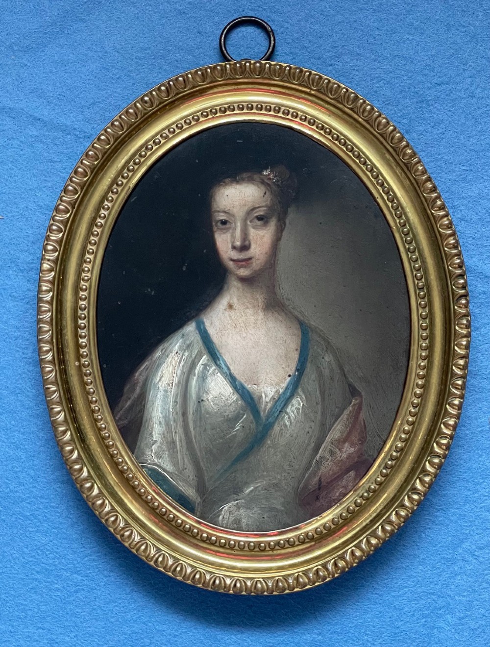 Small Oil on Copper Portrait View IV