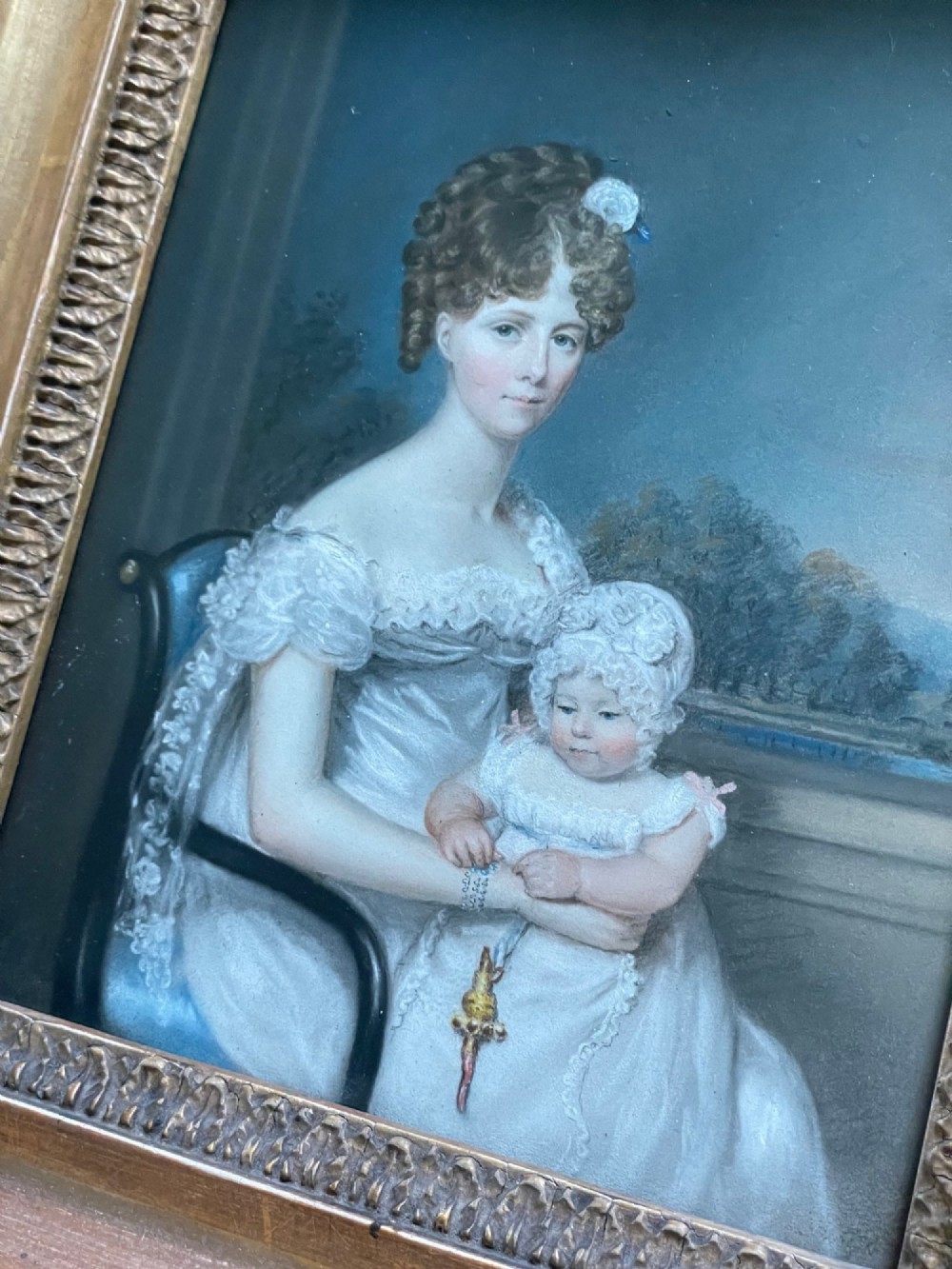 Ellen Sharples, Regency Pastel Portrait View III