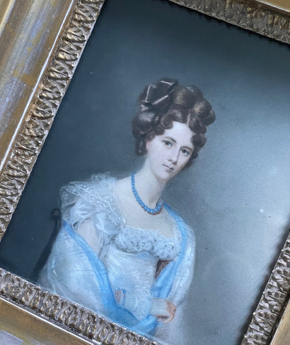 Ellen Sharples, Regency Pastel Portrait View III