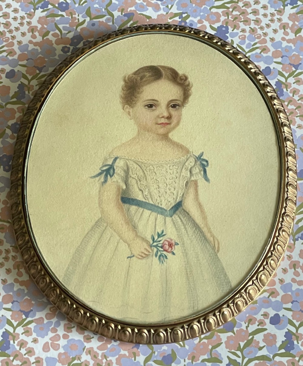 Small Watercolour Portrait, circa 1840
