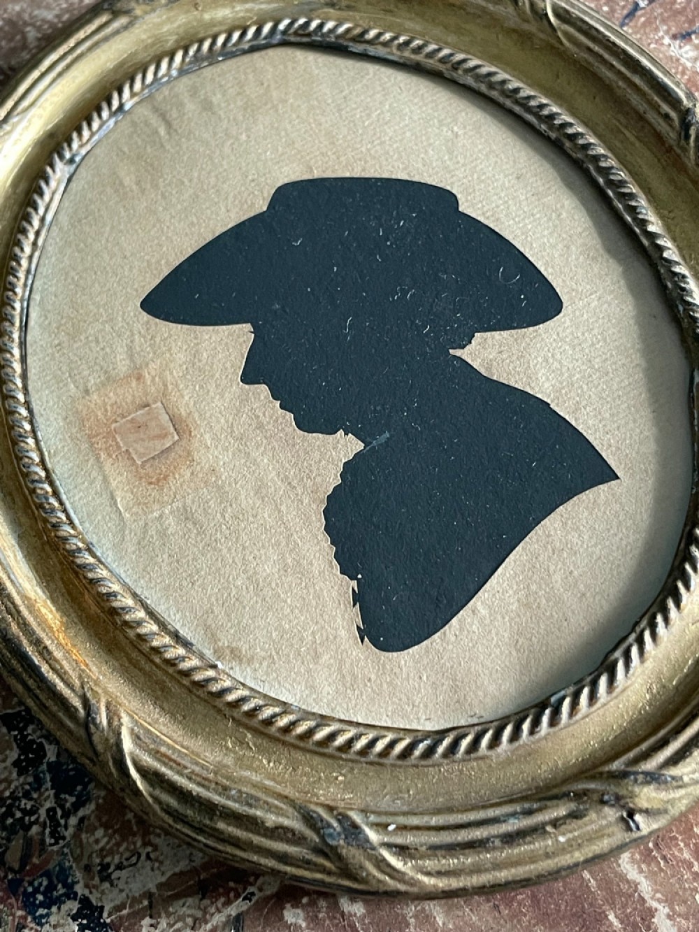 Hollow-Cut Silhouette by Mrs Harrington 1772 View II
