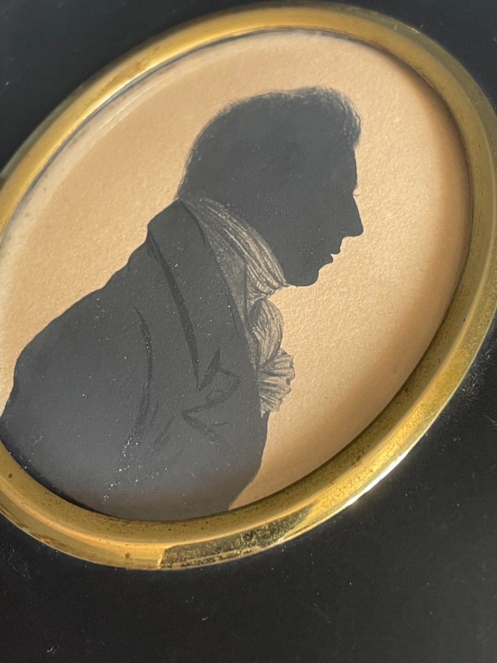 William Hamlet Painted Silhouette with Trade Label View III