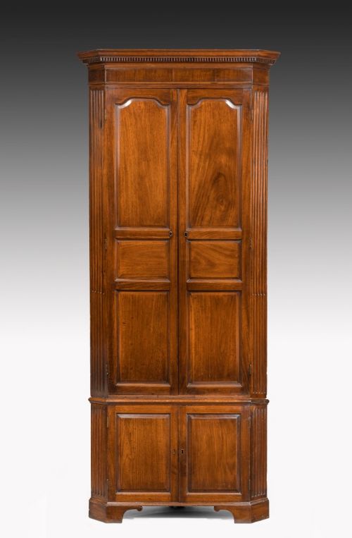 A George III Standing Corner Cabinet