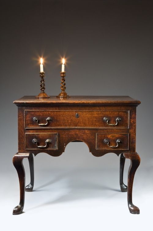 A George II Oak Lowboy