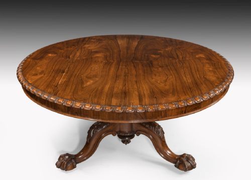 A SUPERB AND LARGE GILLOW CENTRE TABLE - ADDITIONAL PHOTO 2