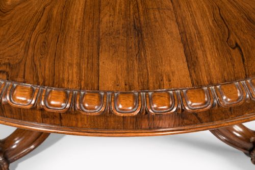 A SUPERB AND LARGE GILLOW CENTRE TABLE - ADDITIONAL PHOTO 6