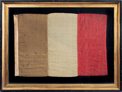 An Extremely Rare Large Belgium Flag from the Philadelphia Centennial Exhibition of 1876