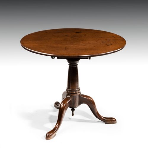 George II Mahogany Tripod Table