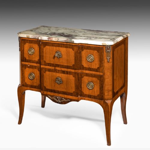 A Late 18th Century Dutch Tulip Wood Commode