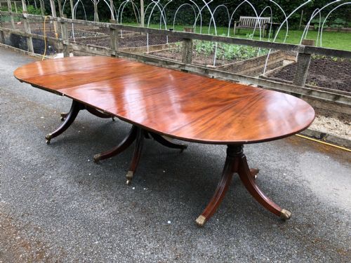A Three Pillar Dining Table
