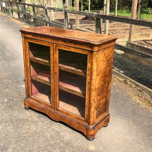 A Highly Figured 19th Century Walnut Chiffonier