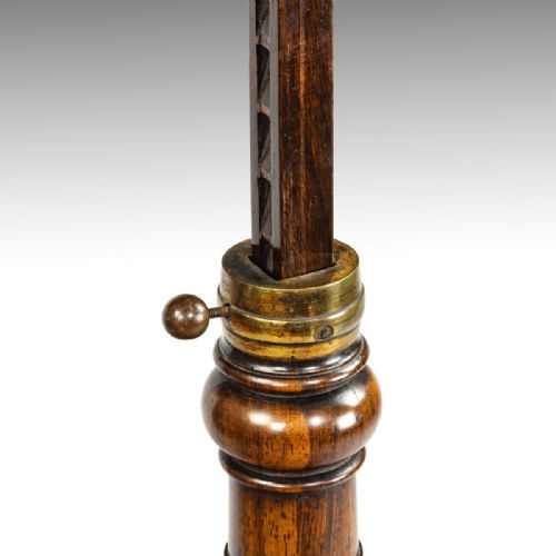 A REGENCY PERIOD ADJUSTABLE AND DOUBLE SIDED MUSIC STAND - ADDITIONAL PHOTO 5
