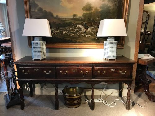 Early 18th Century Oak Dresser Base