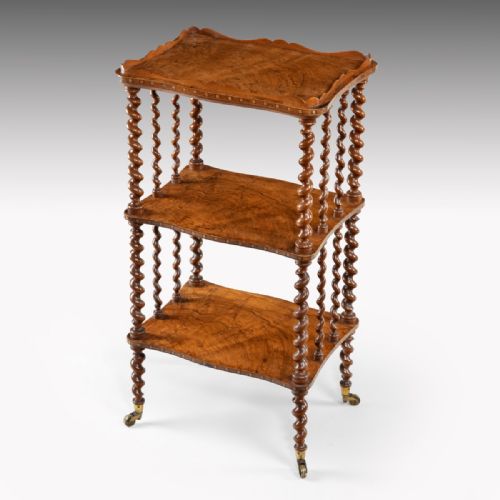 A Late Regency Period Three Tier What Not