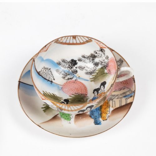 AN EARLY 20TH CENTURY TEN PIECE JAPANESE TEA SERVICE - ADDITIONAL PHOTO 4