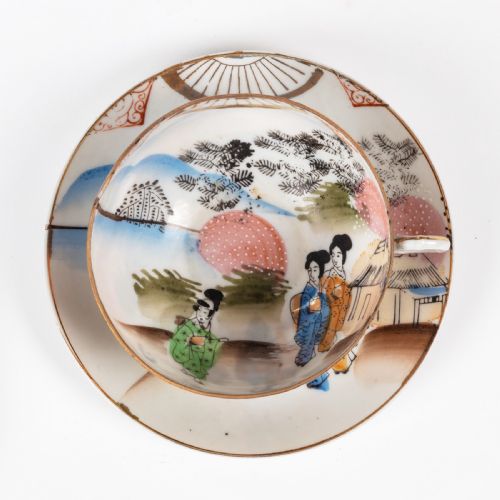 AN EARLY 20TH CENTURY TEN PIECE JAPANESE TEA SERVICE - ADDITIONAL PHOTO 8