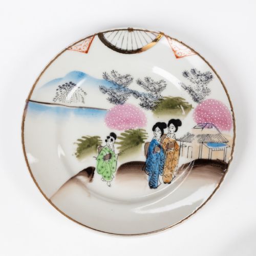 AN EARLY 20TH CENTURY TEN PIECE JAPANESE TEA SERVICE - ADDITIONAL PHOTO 12