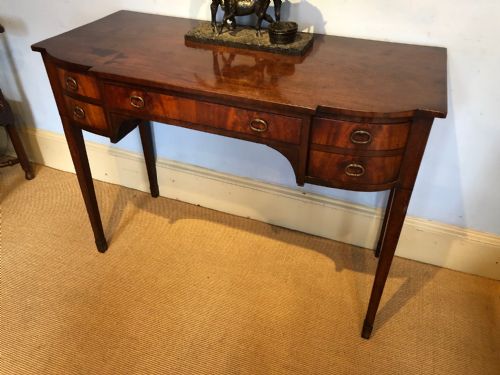 A Rare George III Small Serving Table or Sideboard Attributed to Gillow