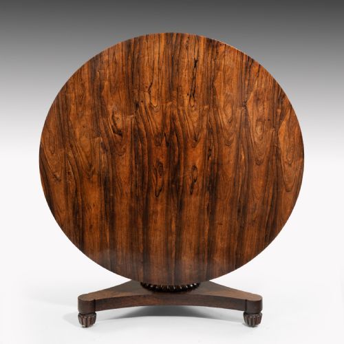 A Large Regency Period Rosewood Centre Table
