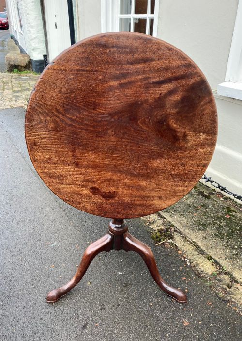 A George III Tripod Table with Excellent Colour and Patination