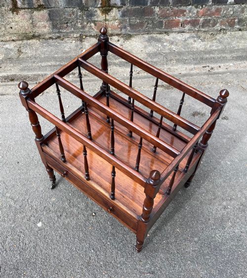 A REGENCY PERIOD ROSEWOOD CANTERBURY - ADDITIONAL PHOTO 1