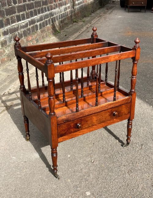 A REGENCY PERIOD ROSEWOOD CANTERBURY - ADDITIONAL PHOTO 3