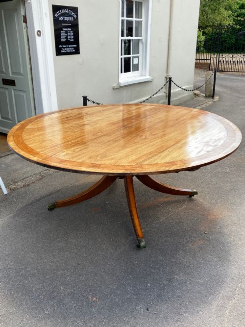An Edwardian Period Sheraton Style 72" Dining Table