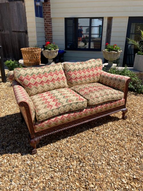 An Edwardian Period Mahogany Settee