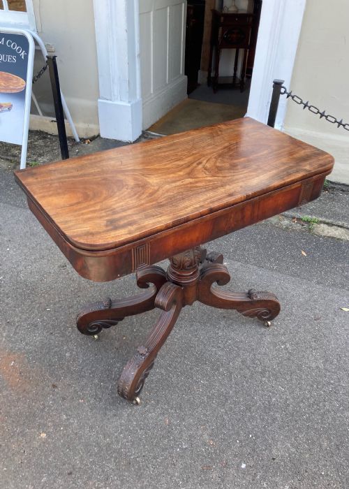 An Irish Regency Tea Table Attributed to Mack, Williams & Gibton