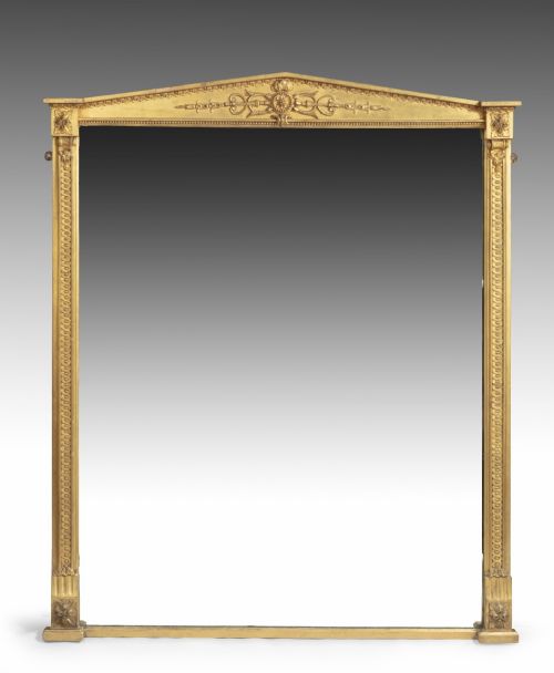 A Large Regency Period Over Mantel Mirror