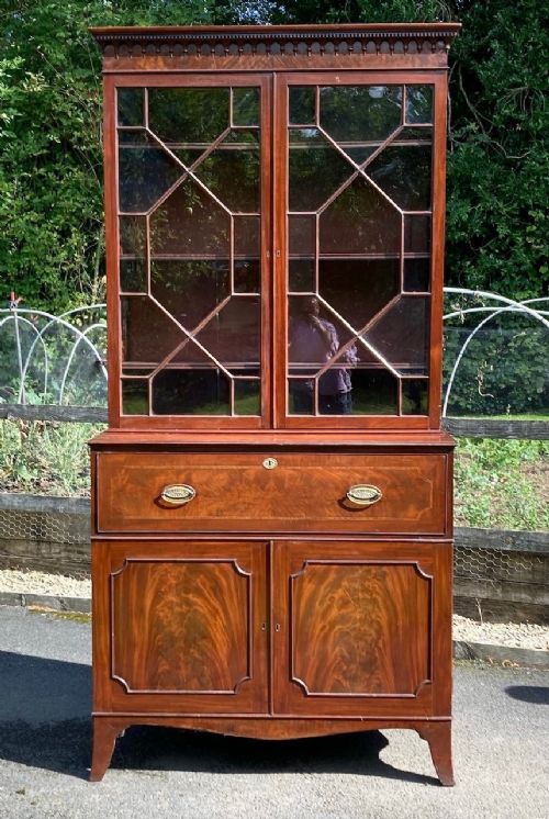 A George III Secretaire Bookcase