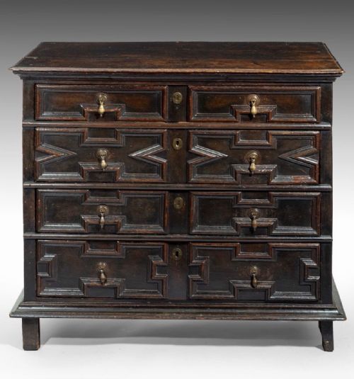 A 17th Century Charles II Oak Chest of Drawers