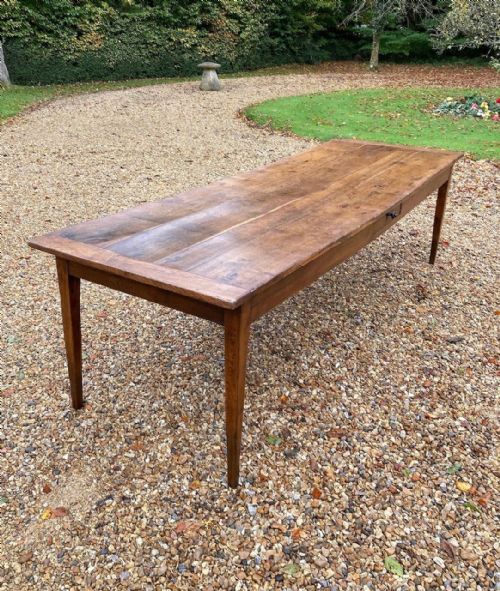 A Very Large 19th Century Oak Refectory or Farmhouse Table