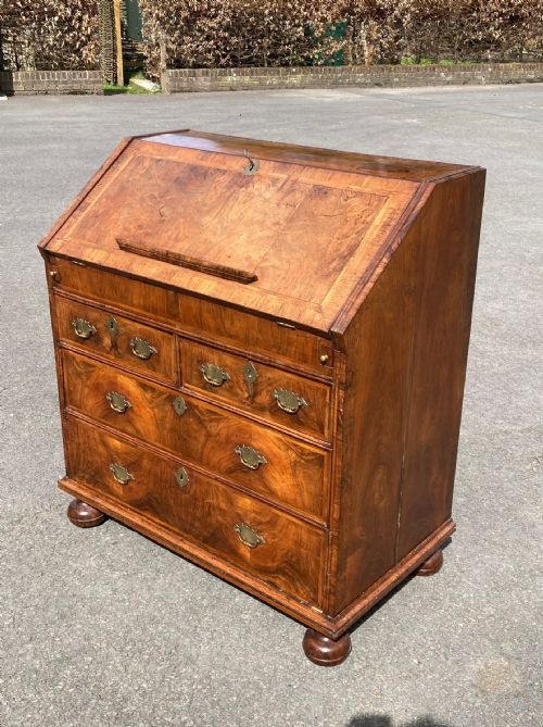 A Late 17th Century William & Mary Period Walnut Bureau
