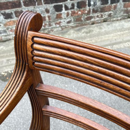 A RARE AND ORIGINAL REGENCY CHILDS CHAIR - ADDITIONAL PHOTO 1