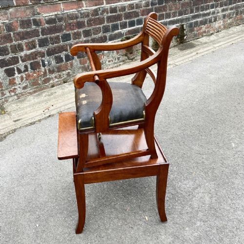 A RARE AND ORIGINAL REGENCY CHILDS CHAIR - ADDITIONAL PHOTO 2